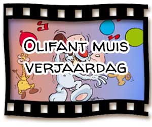 olifant-muis-verjaardagsfeest